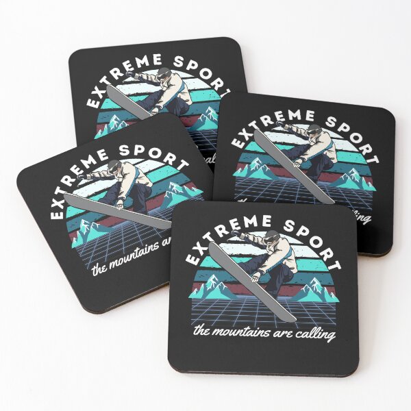 Item preview, Extreme sport the mountains are calling cool snowboarding design designed and sold by reka88.