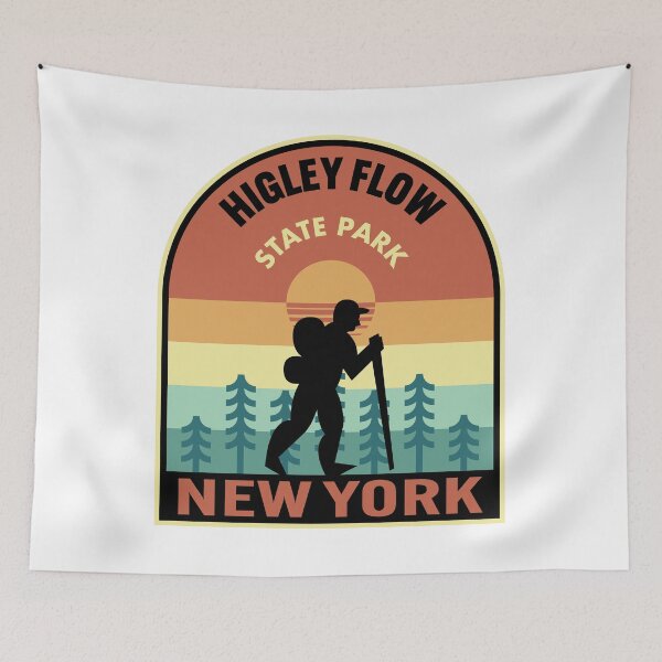 Item preview, Higley Flow State Park New York Retro Hiking designed and sold by HalpinDesign.