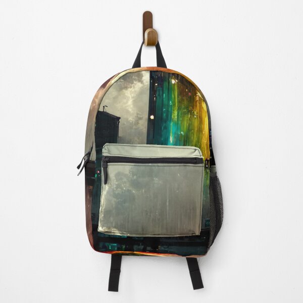 Item preview, Storming Rainbow Skyline Lightning designed and sold by LeahTT.