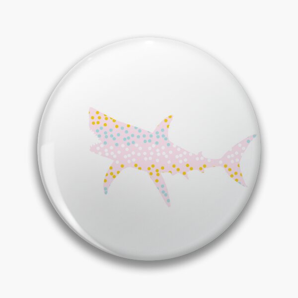 Item preview, shark shape colorful dots  designed and sold by Elfinsarts17.