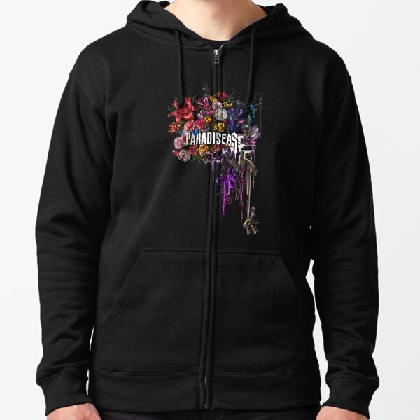 paradise corrupt_ Zipped Hoodie