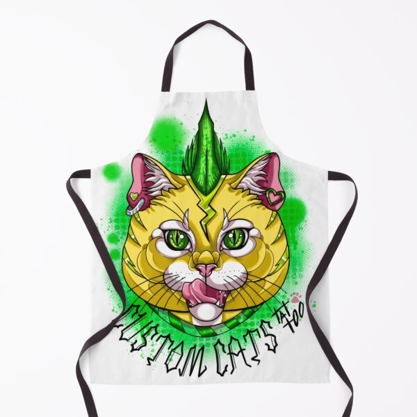 Item preview, Custom Cats Tattoo - Electric Punk Cat Merch designed and sold by CustomCatsArt.