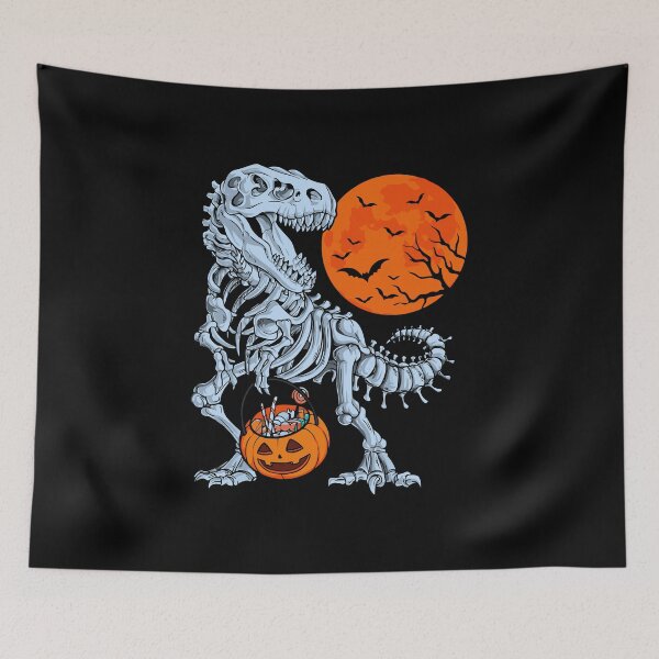 Item preview, Skeleton Dinosaur Halloween Pumpkin  designed and sold by TajfunX.