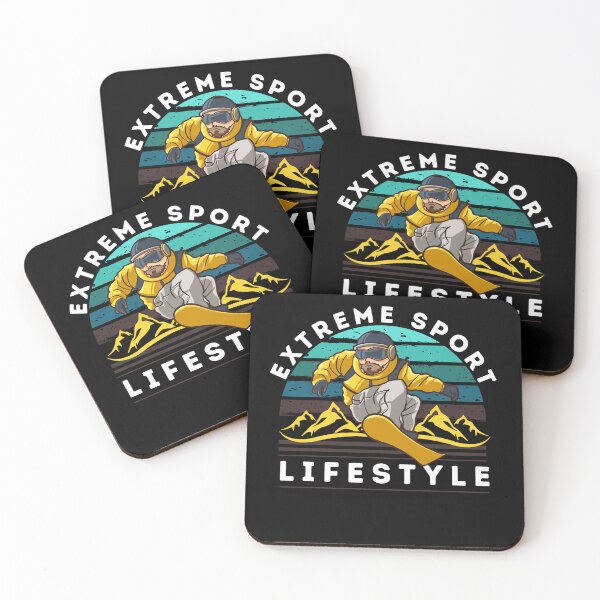 Item preview, Extreme sport lifestyle cool snowboarding design designed and sold by reka88.
