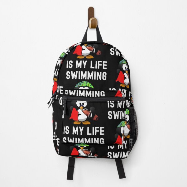 Item preview, Swimming is my life - water rats cute penguin designed and sold by VitoTDesign.