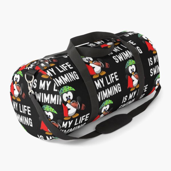 Artikelvorschau, Schwimmen ist mein Leben - Wasserratten süßer Pinguin entworfen und verkauft von VitoTDesign.