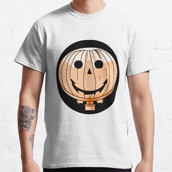 Spooky Jack-O-Lantern Smiley Classic T-Shirt