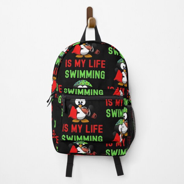Item preview, Swimming is my life - water rats cute penguin colored designed and sold by VitoTDesign.