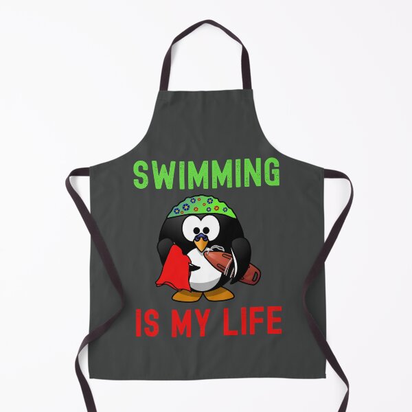 Item preview, Swimming is my life - water rats cute penguin colored designed and sold by VitoTDesign.