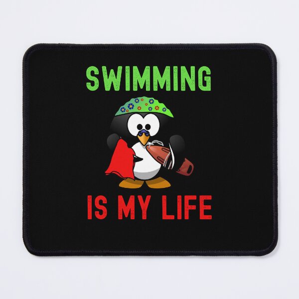 Item preview, Swimming is my life - water rats cute penguin colored designed and sold by VitoTDesign.