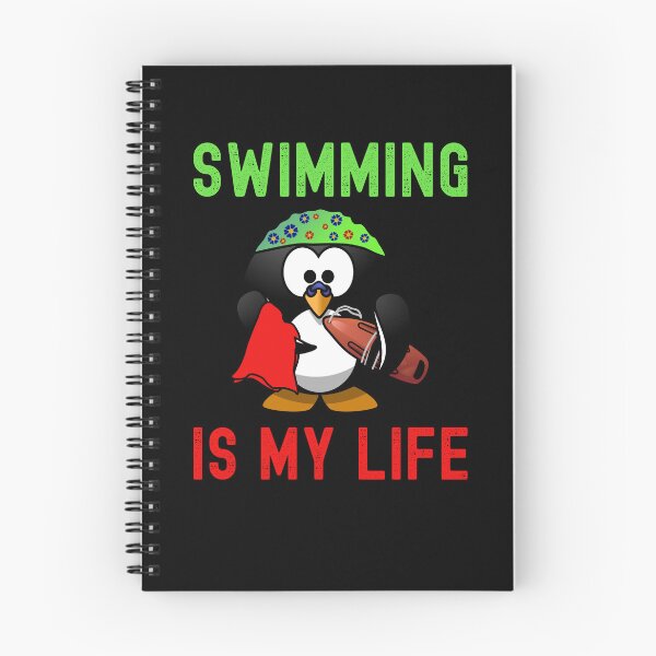 Item preview, Swimming is my life - water rats cute penguin colored designed and sold by VitoTDesign.