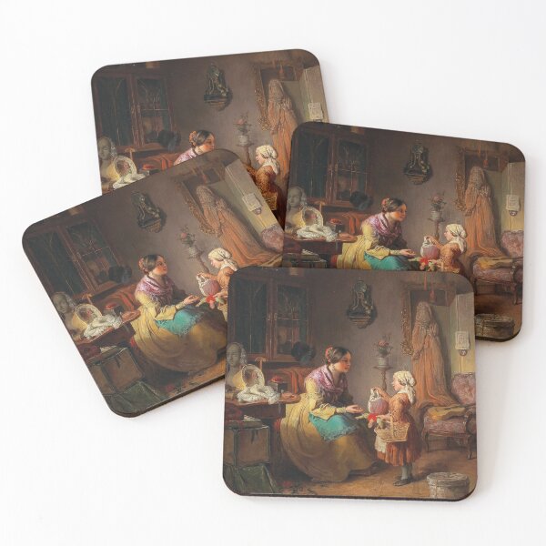 Item preview, At the Doll Doctors | Eduard Ritter | 1845 Wholesome Family Art designed and sold by CJET.