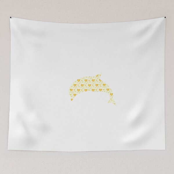 Item preview, dolphin simple shape with design  designed and sold by Elfinsarts17.