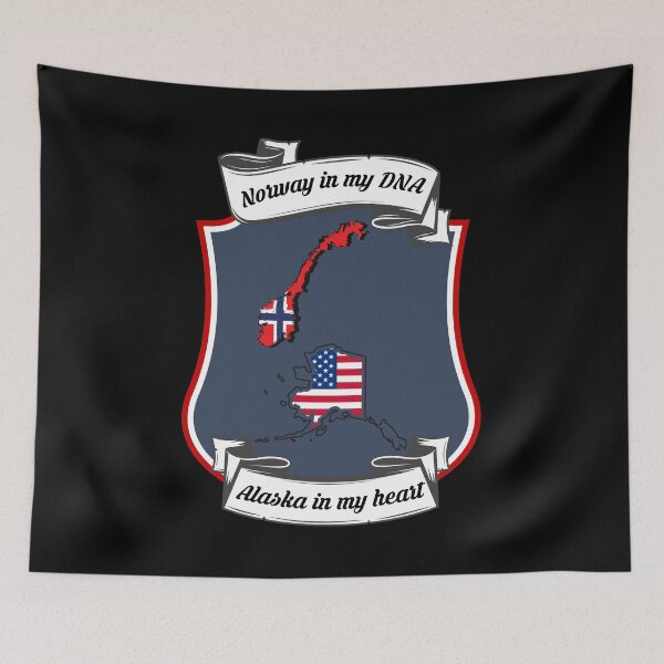 Item preview, Norway in my DNA, Alaska in my heart Heritage designed and sold by Tony ⭐⭐⭐⭐⭐.