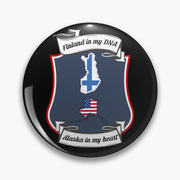 Item preview, Finland in my DNA, Alaska in my heart Heritage designed and sold by Tony ⭐⭐⭐⭐⭐.