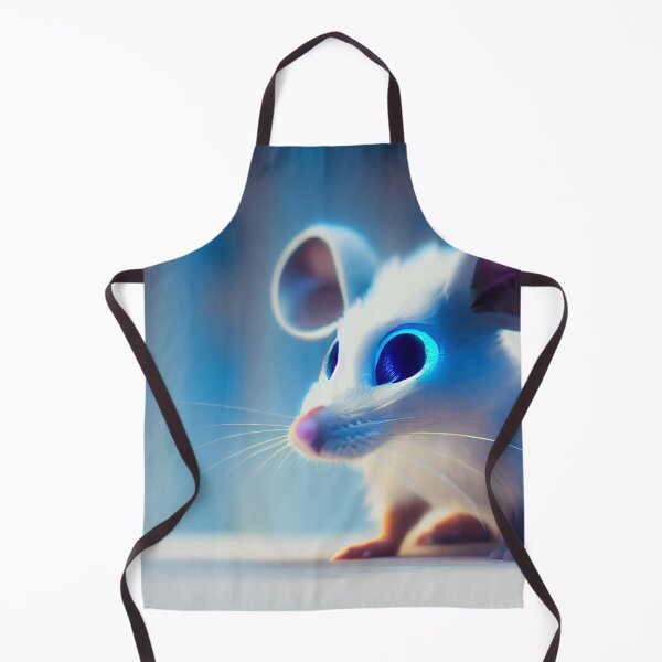 Item preview, White mouse in blue light. designed and sold by Maniock.