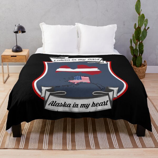Item preview, Latvia in my DNA, Alaska in my heart Heritage designed and sold by Tony ⭐⭐⭐⭐⭐.