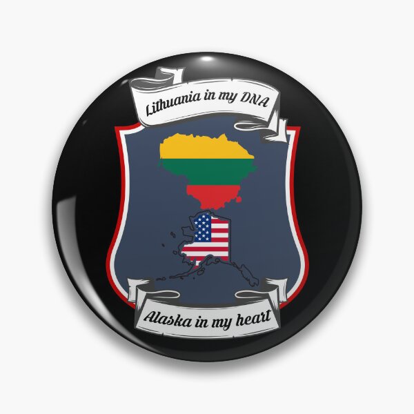 Item preview, Lithuania in my DNA, Alaska in my heart Heritage designed and sold by Tony ⭐⭐⭐⭐⭐.