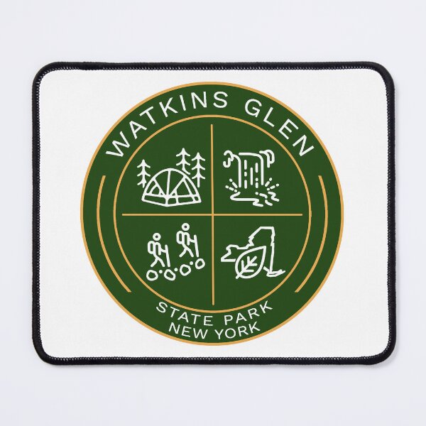 Item preview, Watkins Glen State Park Heraldic Logo designed and sold by VanyaKar.