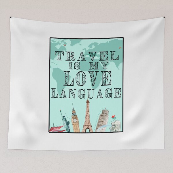 Item preview, travel is my love language designed and sold by shoppingforyou ⭐⭐⭐⭐⭐.