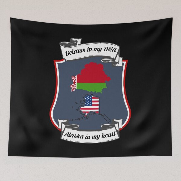 Item preview, Belarus in my DNA, Alaska in my heart Heritage designed and sold by Tony ⭐⭐⭐⭐⭐.