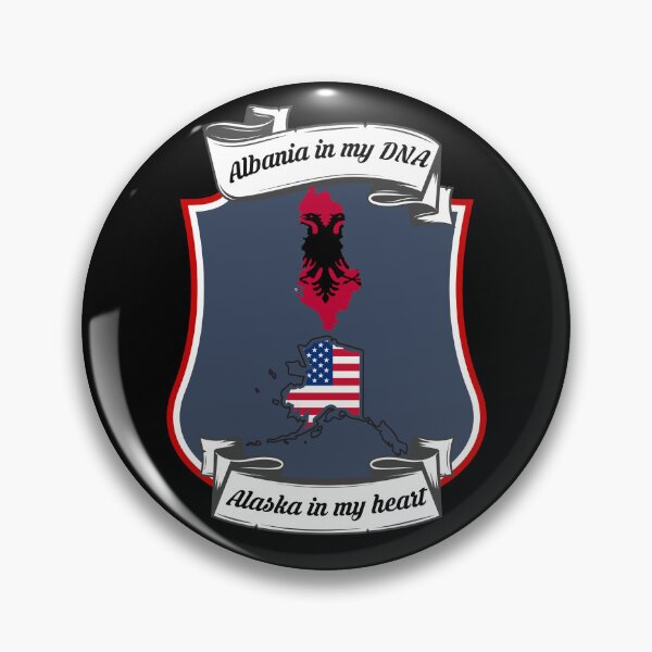 Item preview, Albania in my DNA, Alaska in my heart Heritage designed and sold by Tony ⭐⭐⭐⭐⭐.