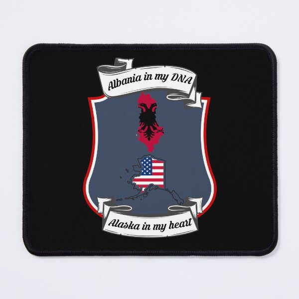 Item preview, Albania in my DNA, Alaska in my heart Heritage designed and sold by Tony ⭐⭐⭐⭐⭐.