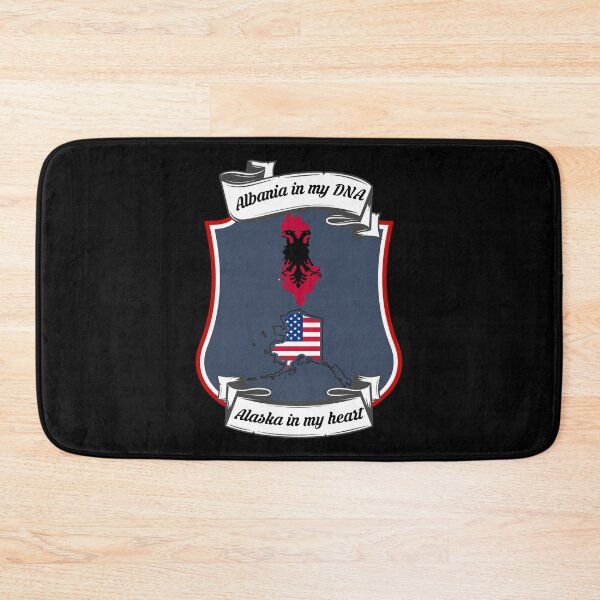 Item preview, Albania in my DNA, Alaska in my heart Heritage designed and sold by Tony ⭐⭐⭐⭐⭐.
