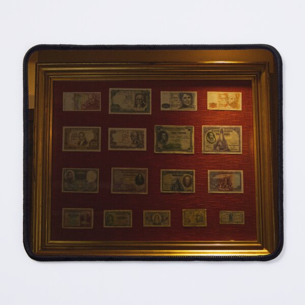 Item preview, Golden picture frame with gold sparkles designed and sold by Montrepeneuer.