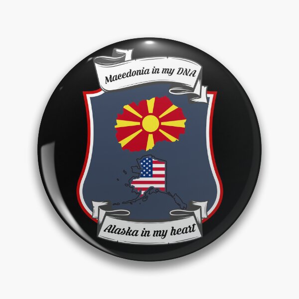 Item preview, Macedonia in my DNA, Alaska in my heart Heritage designed and sold by Tony ⭐⭐⭐⭐⭐.