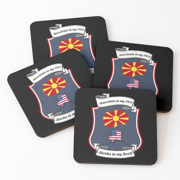 Item preview, Macedonia in my DNA, Alaska in my heart Heritage designed and sold by Tony ⭐⭐⭐⭐⭐.