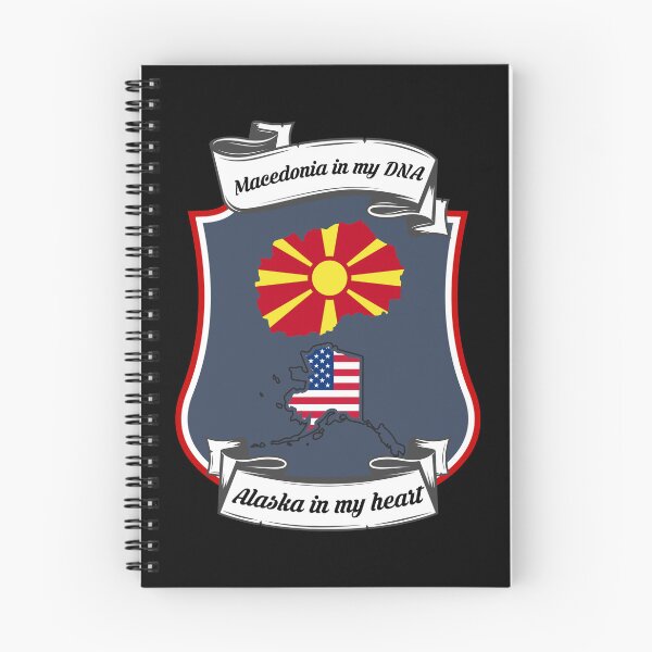 Item preview, Macedonia in my DNA, Alaska in my heart Heritage designed and sold by Tony ⭐⭐⭐⭐⭐.