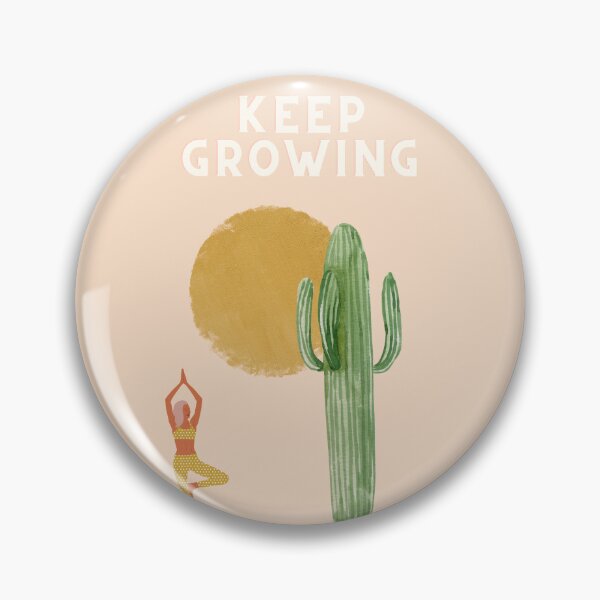 Item preview, Yoga Tree Pose With A Saguaro, Keep Growing designed and sold by BohemiWANDERS.