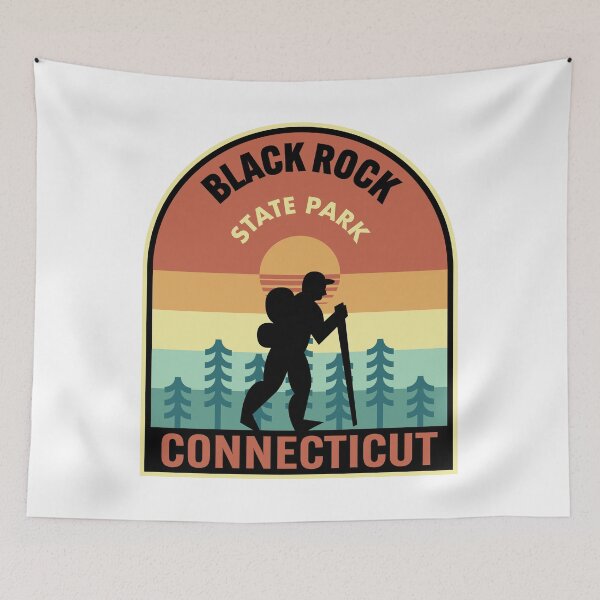Item preview, Black Rock State Park Connecticut Retro Hiking designed and sold by HalpinDesign.