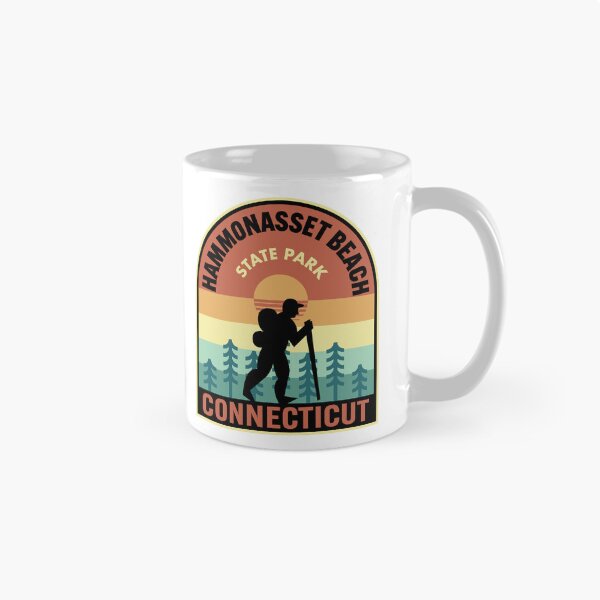 Item preview, Hammonasset Beach State Park Connecticut Retro Hiking designed and sold by HalpinDesign.