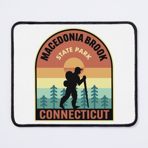 Item preview, Macedonia Brook State Park Connecticut Retro Hiking designed and sold by HalpinDesign.