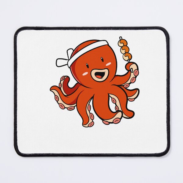 Item preview, Takoyaki Octopus Squid Character of Japanese cuisine designed and sold by Haron20.