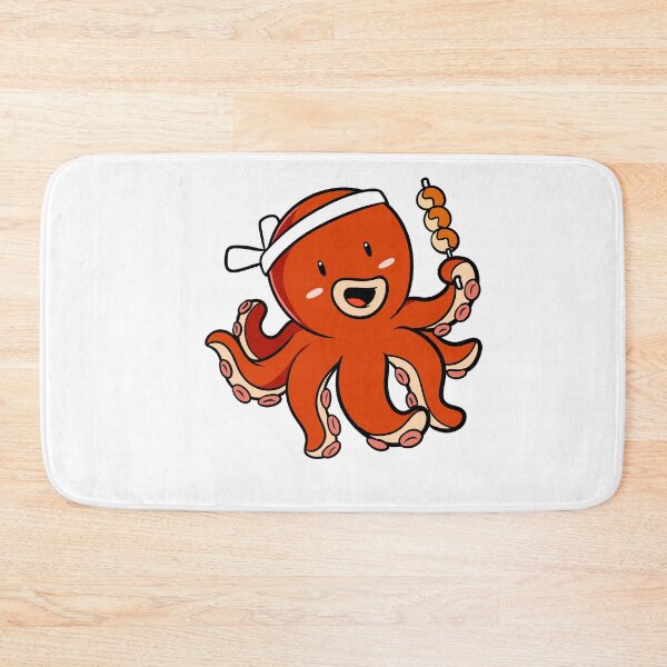Item preview, Takoyaki Octopus Squid Character of Japanese cuisine designed and sold by Haron20.