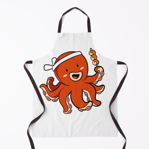Item preview, Takoyaki Octopus Squid Character of Japanese cuisine designed and sold by Haron20.