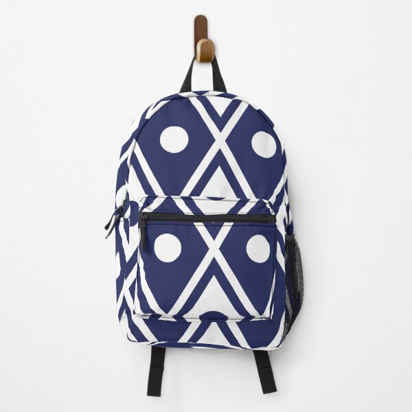 Item preview, Geometric Triangle Pattern Navy Blue 721 designed and sold by tonymagnerart.