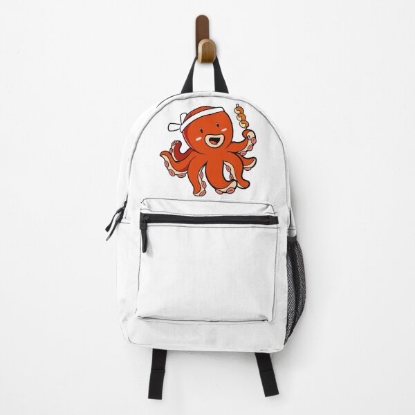 Vista previa del artículo con la obra «Takoyaki Pulpo Calamar Carácter de comida japonesa», diseñado y vendido por Haron20.