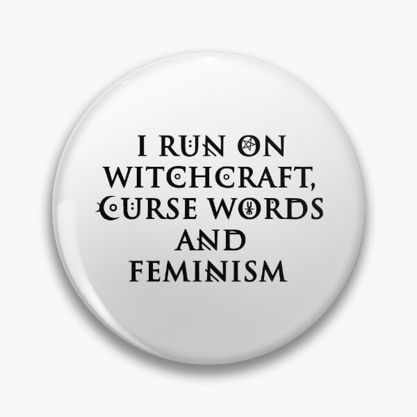 Item preview, I Run on Witchcraft Curse Words And Feminism designed and sold by Big Twelve.