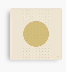 Lienzo "Cream & Polka dots central circle pattern"