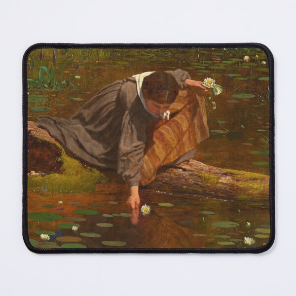 Item preview, Gathering Lilies | Eastman Johnson | 1865 Nature Art designed and sold by CJET.