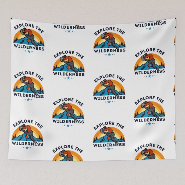 Item preview, Explore wilderness cool snowboarding design designed and sold by reka88.