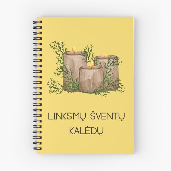 Item preview, Linksmų Šventų Kalėdų! Merry Christmas in Lithuanian, Happy Christmas in Lithuanian, Kalėdinis atvirukas, Lithuanian Christmas  designed and sold by Pommallina.