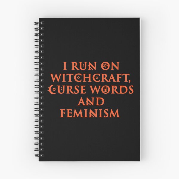 Item preview, I Run on Witchcraft Curse Words And Feminism designed and sold by Big Twelve.