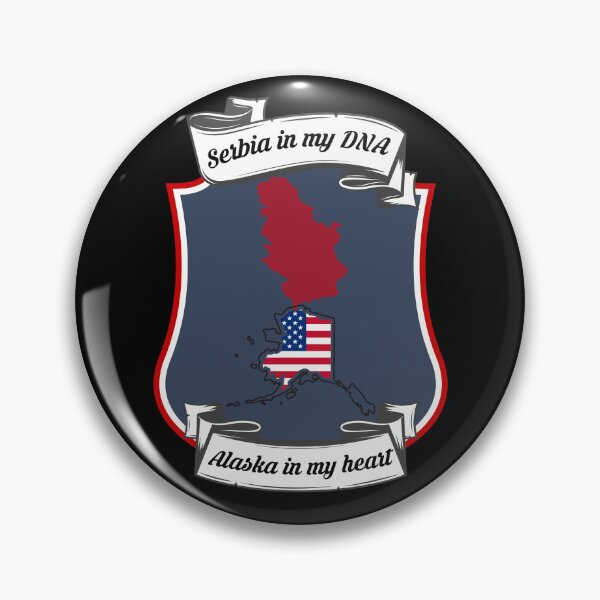 Item preview, Serbia in my DNA, Alaska in my heart Heritage designed and sold by Tony ⭐⭐⭐⭐⭐.