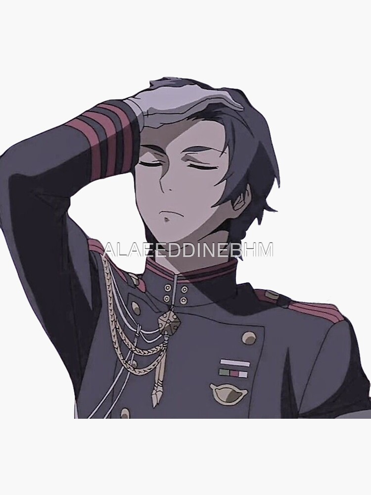 Guren Ichinose Seraph of the end Anime Sticker for Sale by Spacefoxart