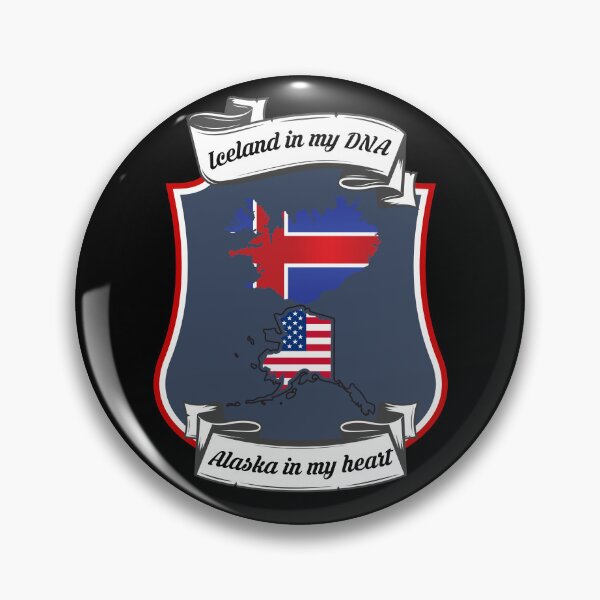 Item preview, Iceland in my DNA, Alaska in my heart Heritage designed and sold by Tony ⭐⭐⭐⭐⭐.